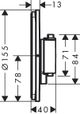 https://raleo.de:443/files/img/11eeea1f9e818c4092906bba4399b90c/size_s/Hansgrohe-HG-ShowerSelect-Comfort-S-Thermostat-Unterputz-fuer-1-Verbraucher-Brushed-Black-Chrome-15553340 gallery number 2